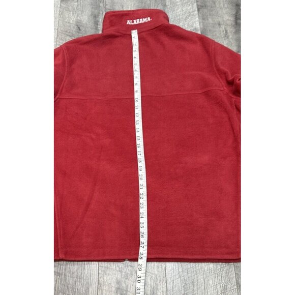 Columbia Alabama Crimson Tide Jacket Mens Large‎ Red Zip Fleece Embroidered Logo - Picture 9 of 13